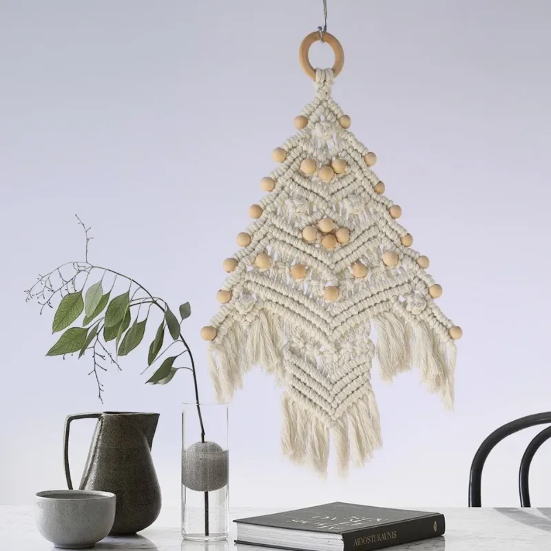 

Bohemian Tassel Pendant for Christmas Tree, Vintage Wall Hanging, Decorative Tapestry, Hot