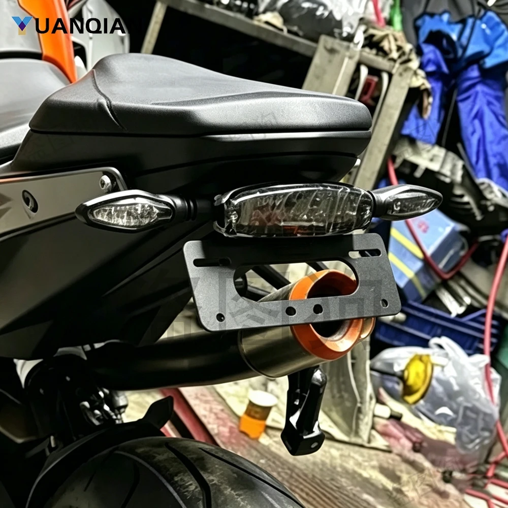 For KTM 790 Duke 890 Duke R L A2 GP 2018-2027 Motorcycle Rear Tail Tidy Fender Eliminator Kit License Plate Holder Bracket Parts