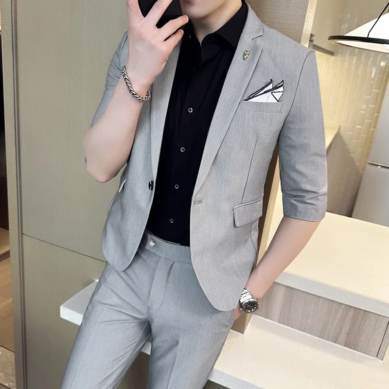 Costume pour Homme au Design Simple et Décontracté, 7182