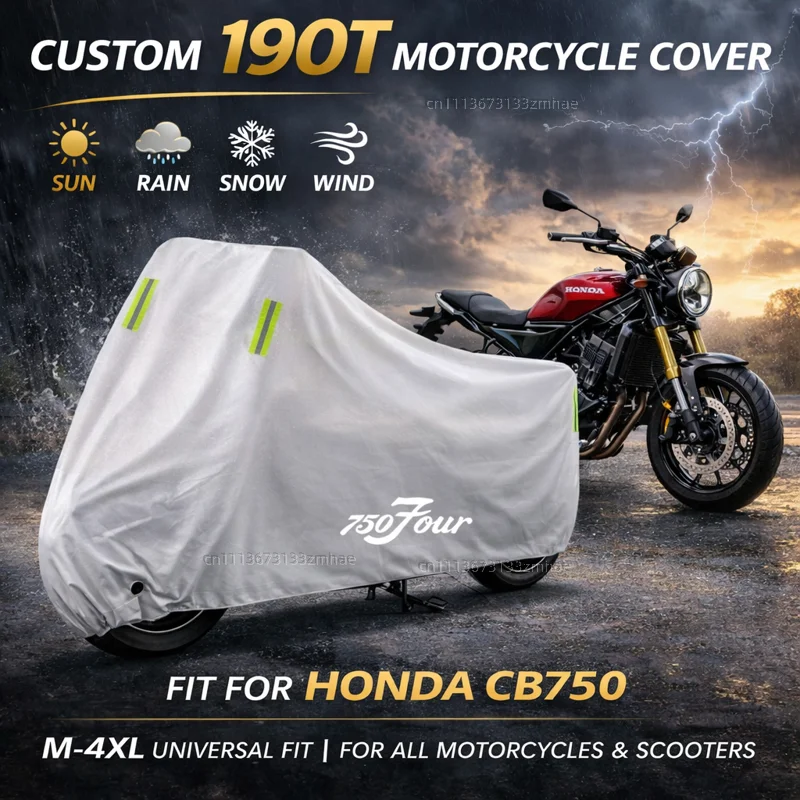 

Чехол для мотоцикла HONDA CB750 CB 750 HORNET 2023, водонепроницаемый, сверхпрочный, для улицы, защита от дождя, пыли и солнца