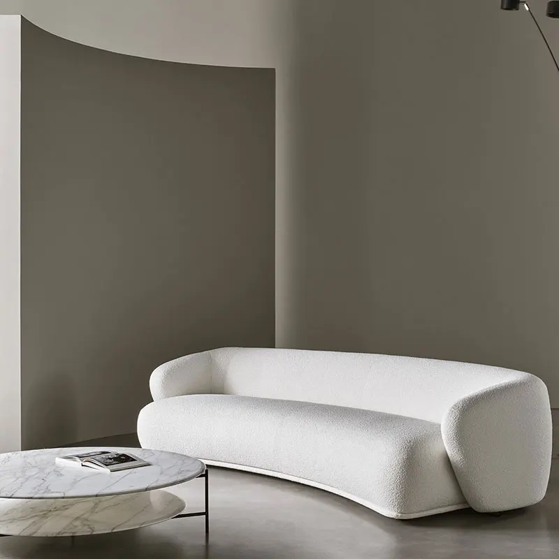 AIROW Microfiber Sectional Sofa, Living Room Loveseat Couch