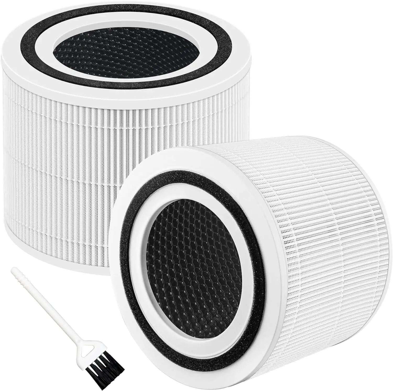 2 Pack Core 300 Replacement Filter for LEVOIT Core 300 and Core 300S Air Purifier, 3-in-1 H13 True HEPA Replacement Filter