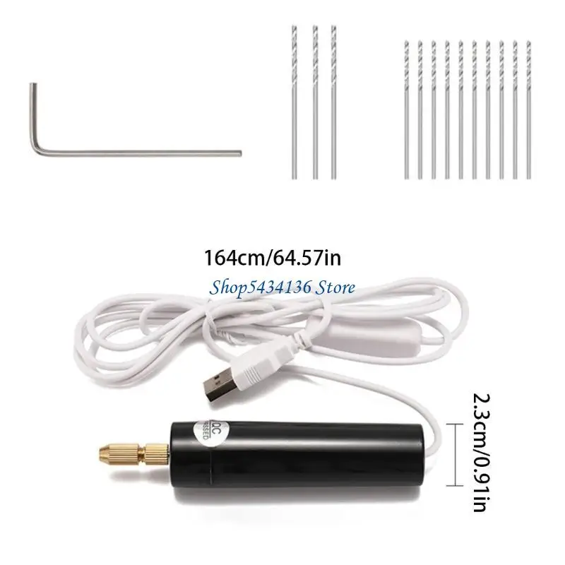 H7ed Miniature Electric Grinder 20000rpm Le fonctionnement à faible bruit du moteur comprend 8 bits forage adaptés à en