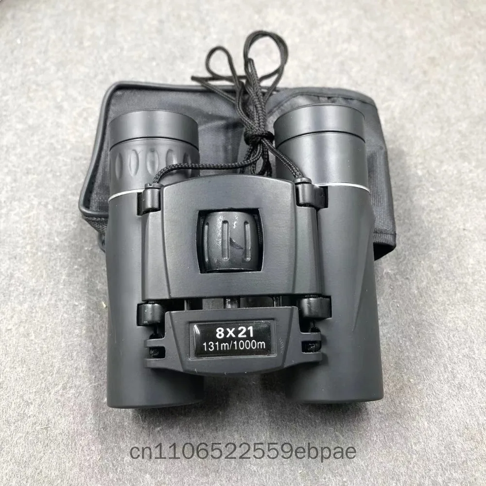 Mini Portable Binoculars 8X21 High Power Hd Low Light Night Vision For Outdoor Bird Watching Camping Travel Sightseeing
