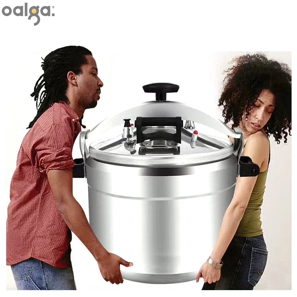 

Commercial Large Capacity Pressure Cooker, Stew Pot, Kitchen Cookware, Safety Pan, Induction Cooker, 9-60L