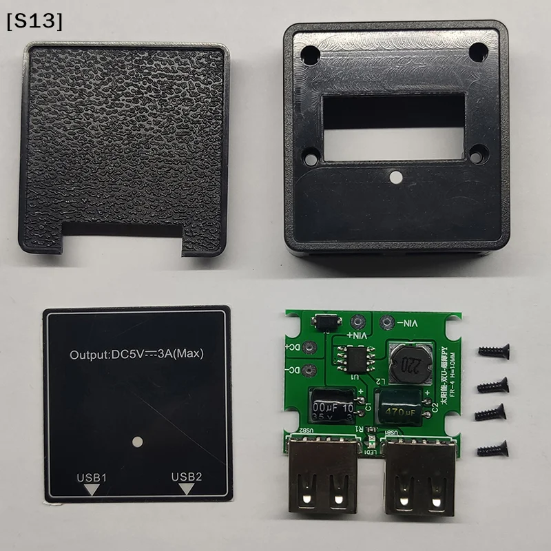 5V 3A Solar Panel Power Bank Dual USB Charge Voltage Controller Regulator ChargerQ@