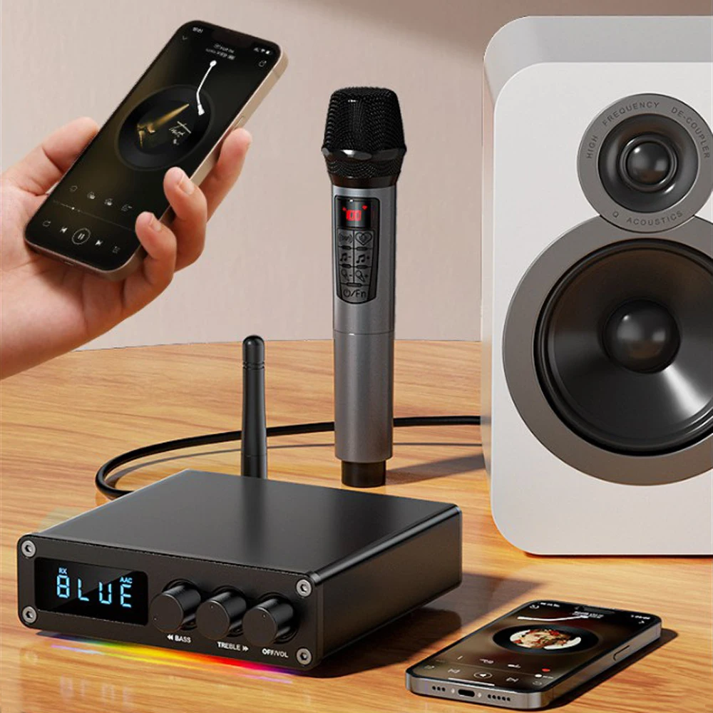 2000Mah M12 Pro Bluetooth 5.2 Audio Receiver Transmitter DSP Wireless Adapter APTX /AUX/RCA/Optical/Coaxial/FM Radio for TV