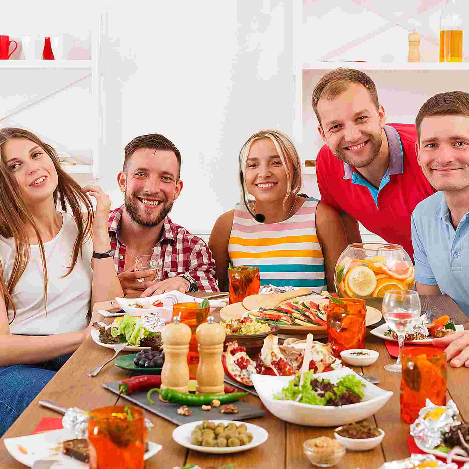 연예인 드레싱 헤드셋 어린이 할로윈 의상 가짜 마이크 블랙 마이크 소품 헤드폰