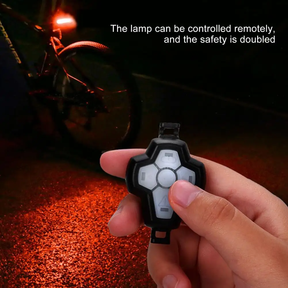 Cycling Light 1 Set Universal Splash Proof Plastic  Anti-Rust Saddle Tail Light Bike Accessory