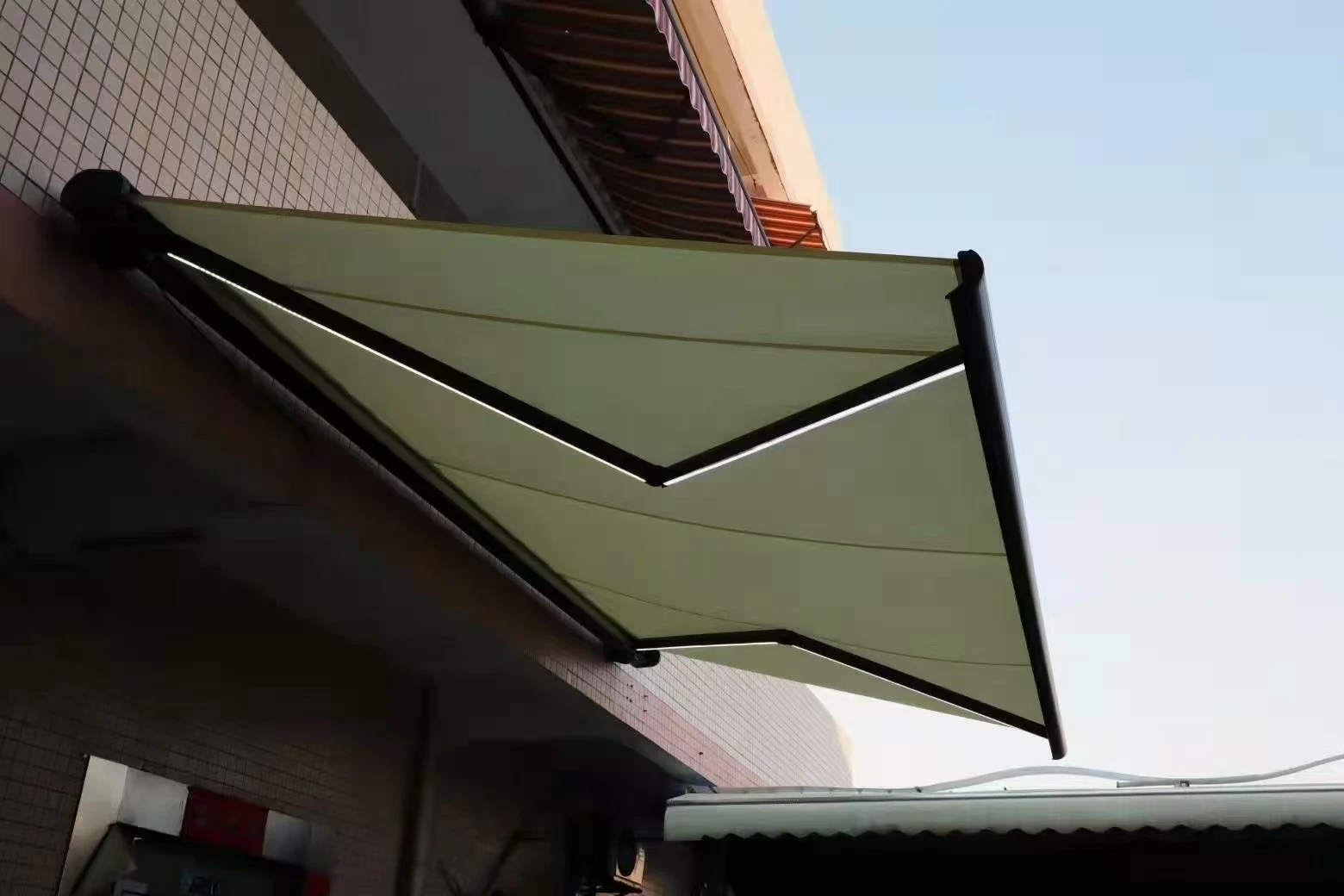 la Aluminum Sun Canopy Patio Awning Electric Motorized