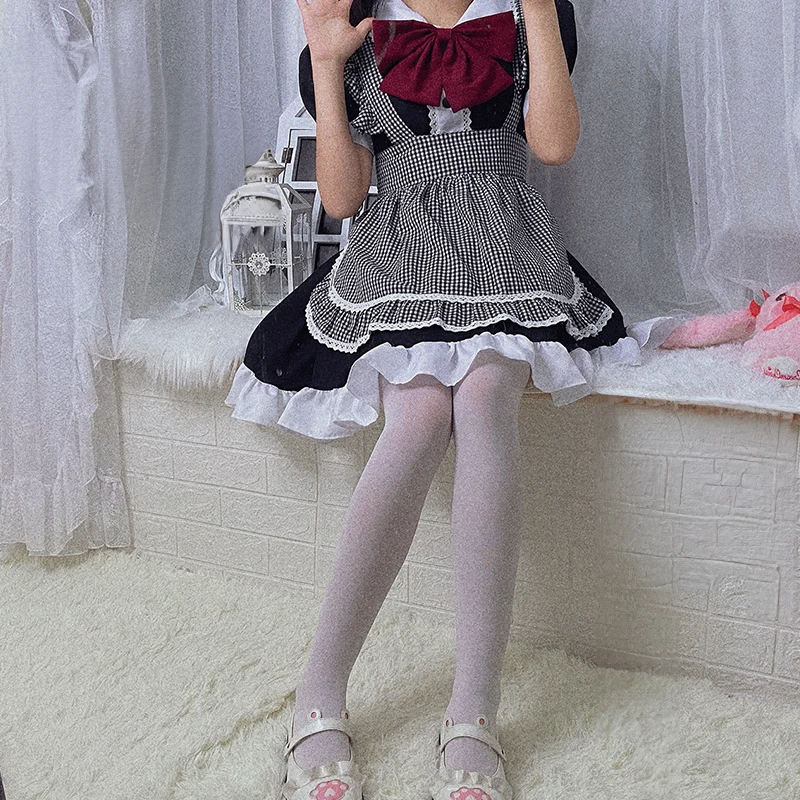 Robe de femme de chambre douce et fraîche Anime japonais, Cosplay Performance, GelLolita, Café