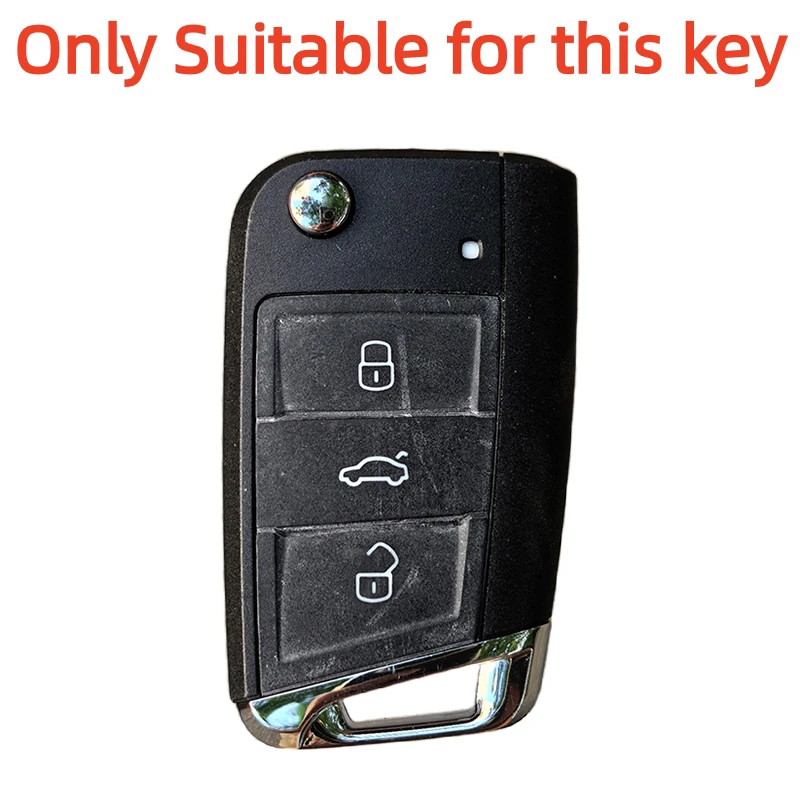 For VW golf 7 GTI POLO T-Cross T-Roc touran Tiguan Skoda Octavia Rapid kodiaq Fabia Seat Ibiza leon Ateca Arona key case cover