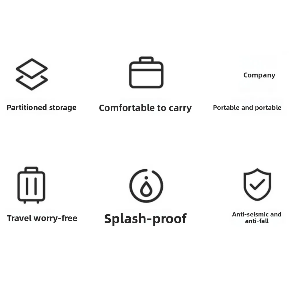 Shoulder Strap Business Laptop Bag with Handle Solid Color Portable Laptop Bags Simple Briefcase Laptop Shoulder Bag