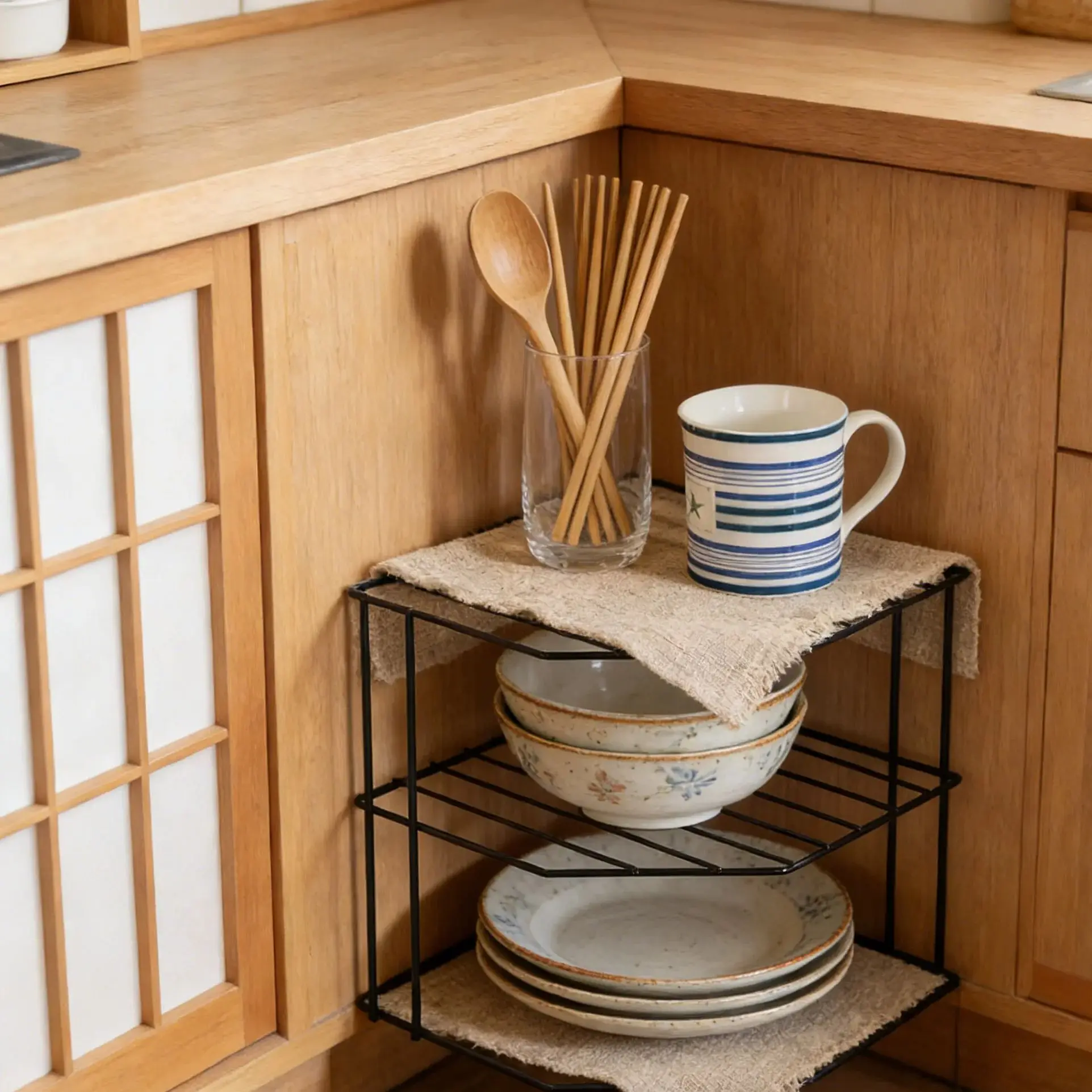 

Кухонная угловая полка для приправ без перфорации, портативный настольный органайзер для хранения кастрюль, блюдо, еда, всякая всячина, использование в ванной комнате