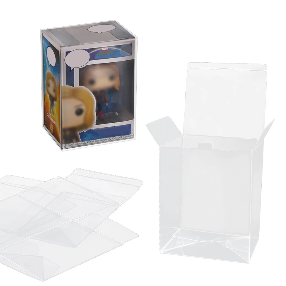 Geeignet für Funko Pop Schutzhüllen, transparente Boxen, Verpackungen für Actionfiguren und Spielzeug, transparente PET-Verpackungsboxen, 4 – Detail 4