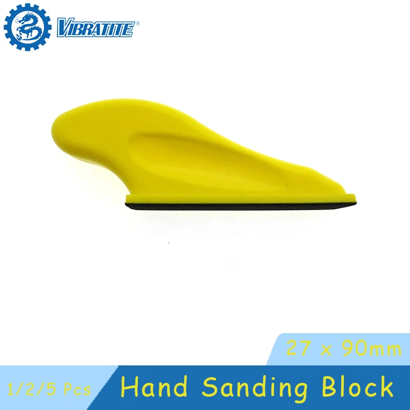 

1/2/5 Pcs New Arrival Hand Sanding Block 27 x 90mm PU Sander Sandpaper Holder Abrasive Tool Polishing Hook & Loop Discs Abrasive