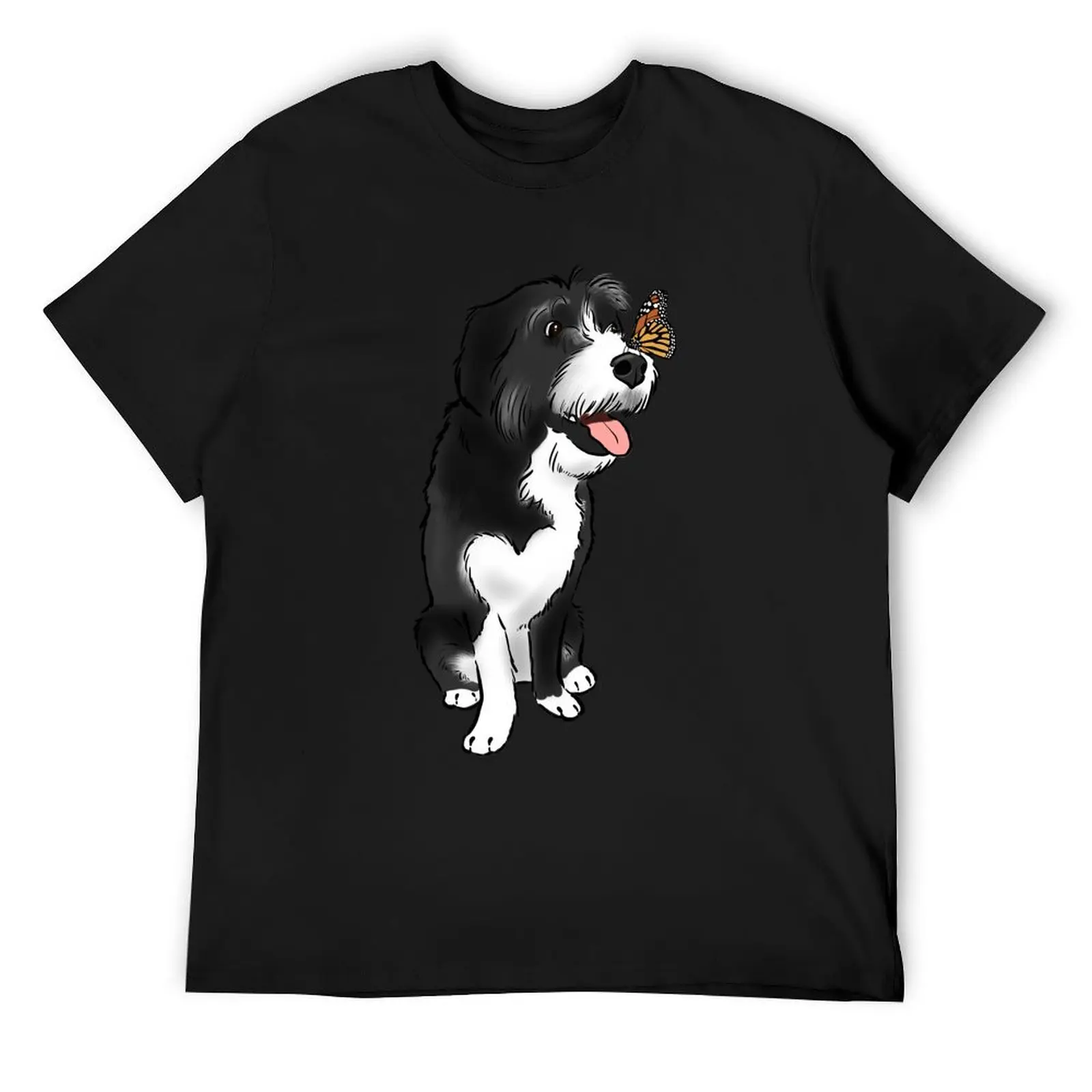 

Amal and a Monarch T-Shirt shirts graphic summer 2025 korean fashion basketball graphic tees mens t shirt
