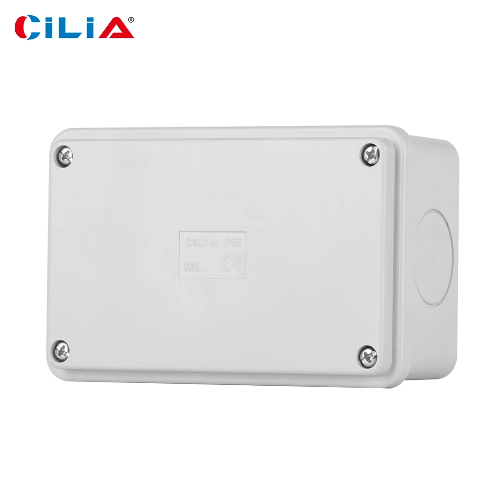 

CILIA 1pc plastic waterproof junction box, IP55 outdoor waterproof and dustproof, electrical engineering housing, for secu