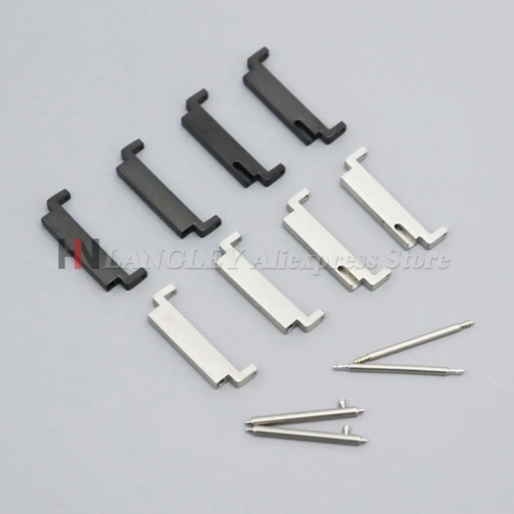 1Pair Strap Metal Adapter 18mm To 20/22mm,20mm To 18/20/22mm,22mm To 18/20/22mm Quick Release Pin Connectors WatchBand Accessory
