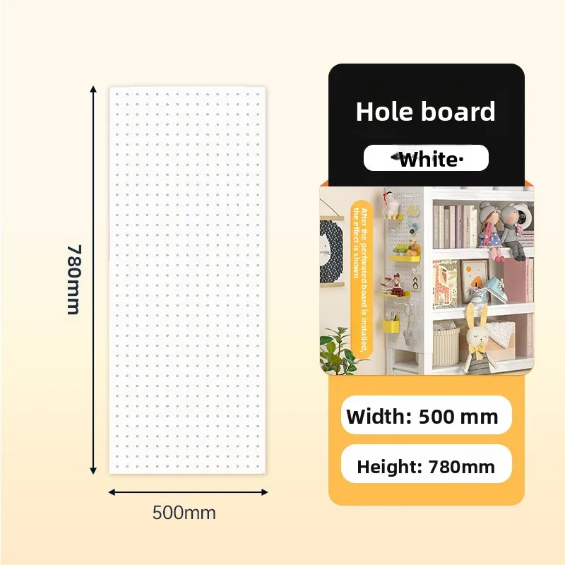 Hole Board Storage Rack Matching Hole Board Round Holes Metal Punching Holes Wall Entrance Door Hallway Hanging Board Storage