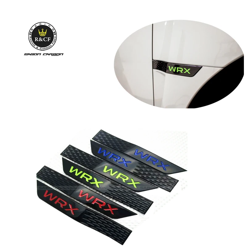 

15-18 Replacement Matte/Glossy Emblem Badge WRX STI for Subaru ABS Fender Scuff Door Scratch Bumper Strip Stickers Fender Emblem