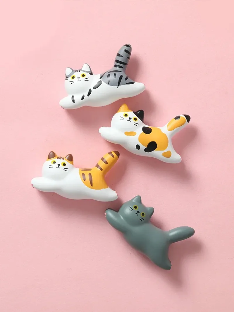 Acheter Autocollant de réfrigérateur drôle de chat de dessin animé 3D aimant de réfrigérateur décoration de téléphone à la maison cadeau jouets pour tous les âges Acheter Autocollant de réfrigérateur drôle de chat de dessin animé 3D aimant de réfrigérateur décoration de téléphone à la maison cadeau jouets pour tous les âges