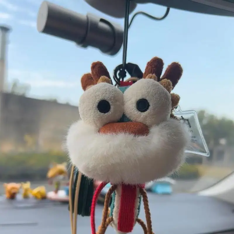 LLavero de animales de peluche de dragón, colgante de juguete, Año Nuevo Chino, 2024