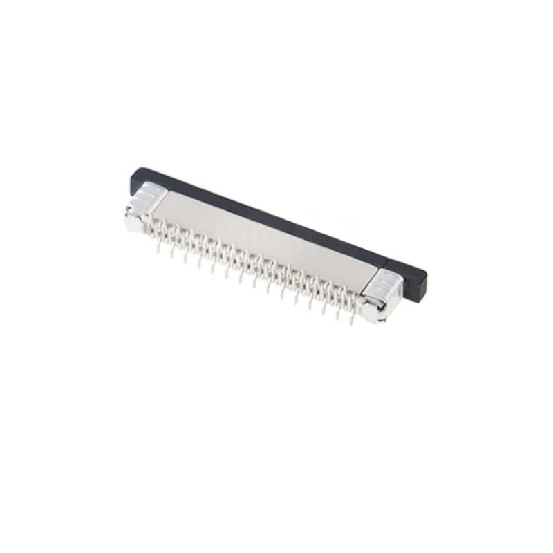 10pcs 0.5mm stand-off FFC/FPC connector with lock, 4/5/6/7/8/9/10/12/14/16/18/20/22/24/26/28/30/40/50/54/60P, cross-pin design
