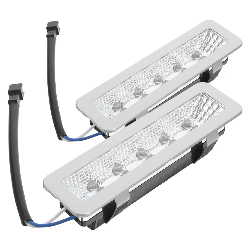 

2 Pcs Range Hood Light Kitchen Bulb Frosted Glass High Brightness Dual Row LED Waterproof Installation Truck Car Tractor Trailer