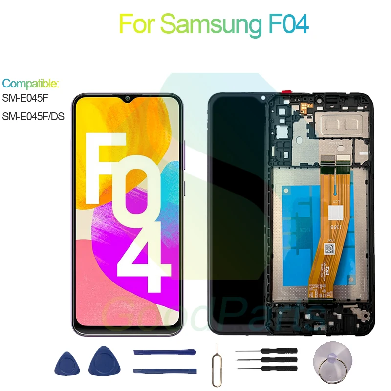 

Для Samsung F04, замена экрана 1600*720, Φ/DS F04, ЖК-сенсорный дигитайзер