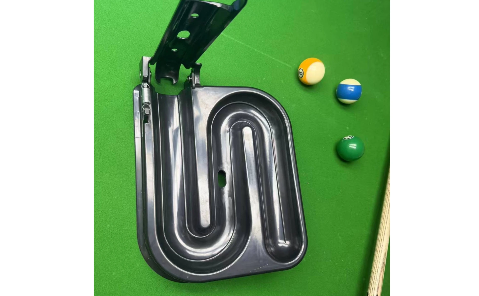 Billiard Rack with Guide Arm Quick Ball Setup Template Billiard Ball Rack Precision Compact for Beginners, Solo Practice Billiard Rack with Guide Arm Quick Ball Setup Template Billiard Ball Rack Precision Compact for Beginners, Solo Practice
