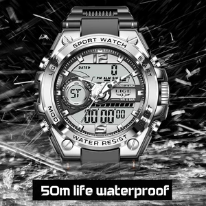 Herren -militärische militärische Vorlesung von Männern, wasserdichte Handgelenkwache, LED, Quarz, Uhr, Sport, männlich, großartige Uhren, 50 m 10 Hauptverkaufswand für die Akademie - №5