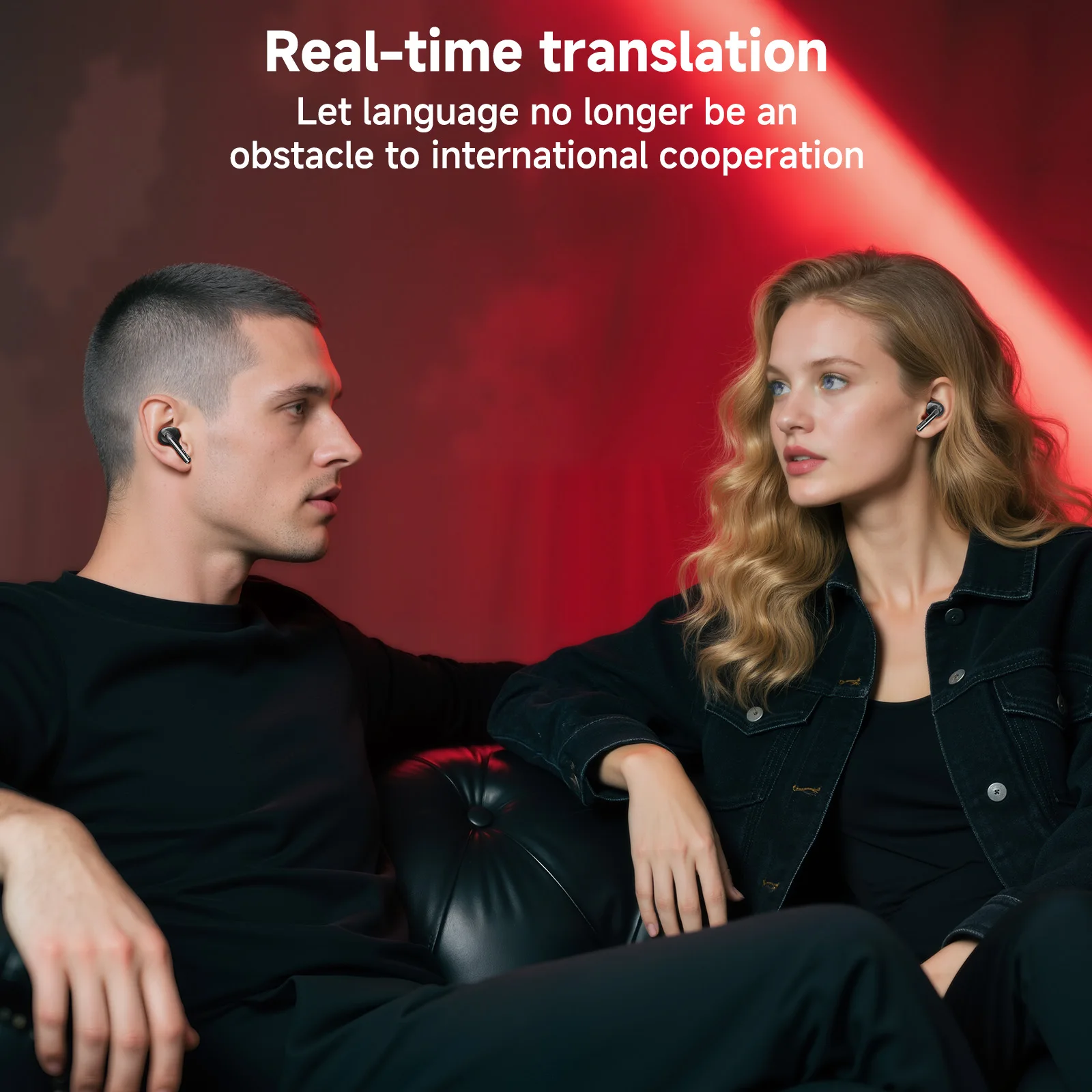 Auricolari traduttore AI Erazer XT89PRO Auricolari Bluetooth Gioco Cuffie wireless a bassa latenza Softpad con riduzione del rumore in-ear