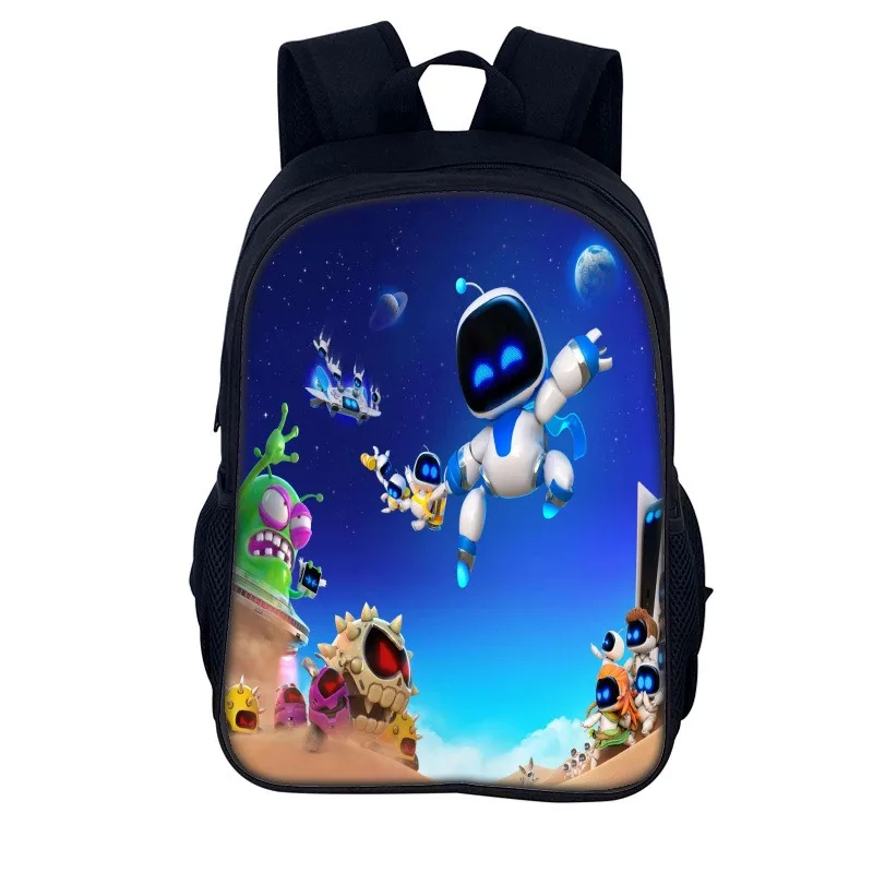 Astro Bot Backpacks for Students Anime Cartoon Printing Schoolbag Boys Girls High-capacity Fashion Backpack School Supplies Gift