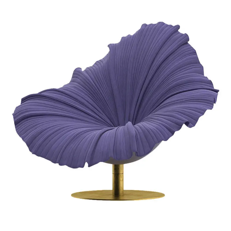 

Petal chair leisure lazy rotating chair fabric single chair