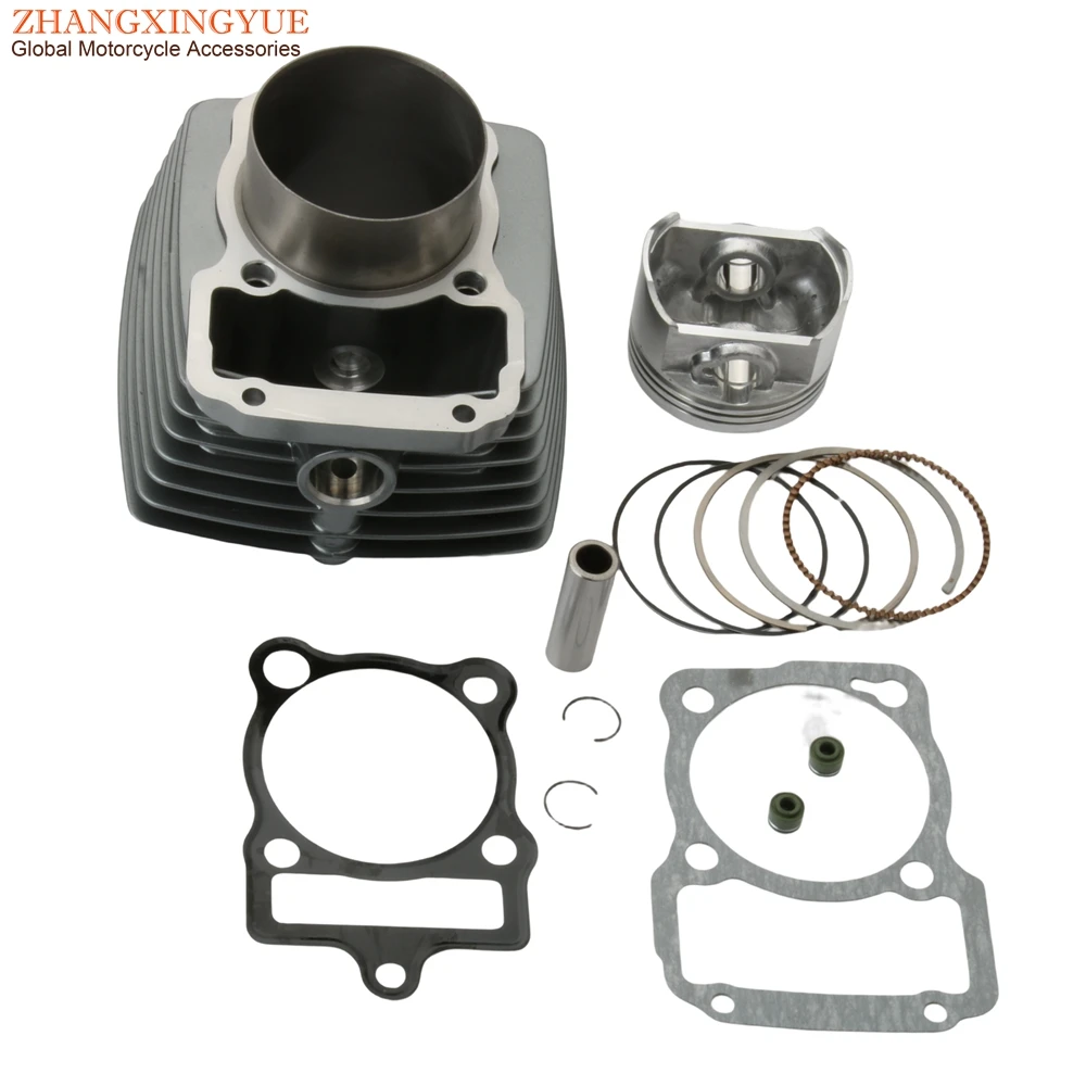 

70mm Big Bore Cylinder Block Kit For CG300 CG 300cc 16mm Pin Motorcycle Engine Parts