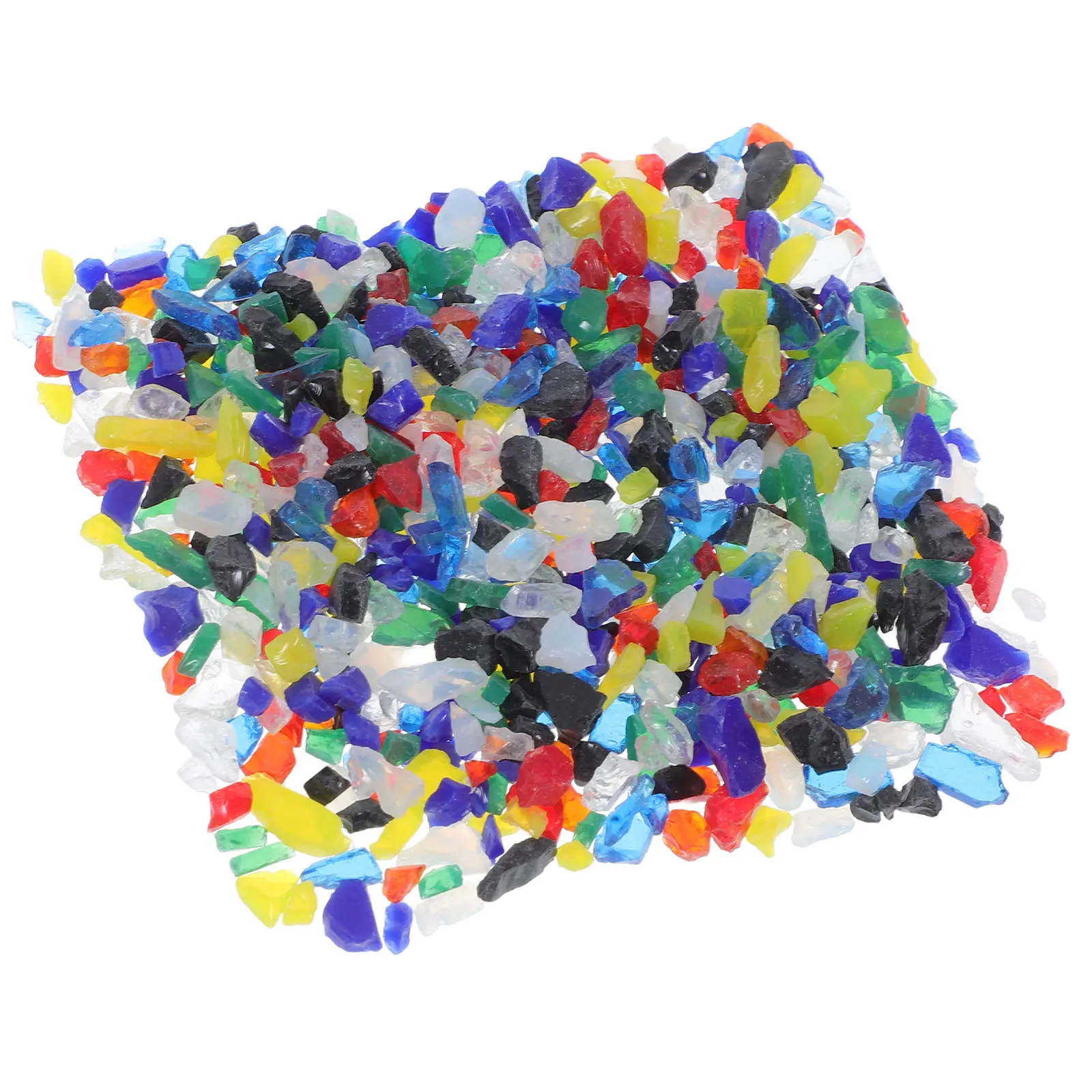 

Glass Blocks for Crafts Irregular Colored Glass Pieces for DIY Projects Picture Frames Vase Fillers Stained Decorative Crystal