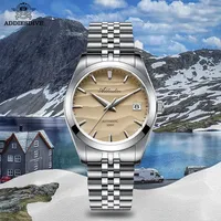 ADDIESDIVE AD2059 Watch Classic Desert Dial NH35A Automatic Mechanical Watches Waterproof 100M Stainless Steel Wristwatch