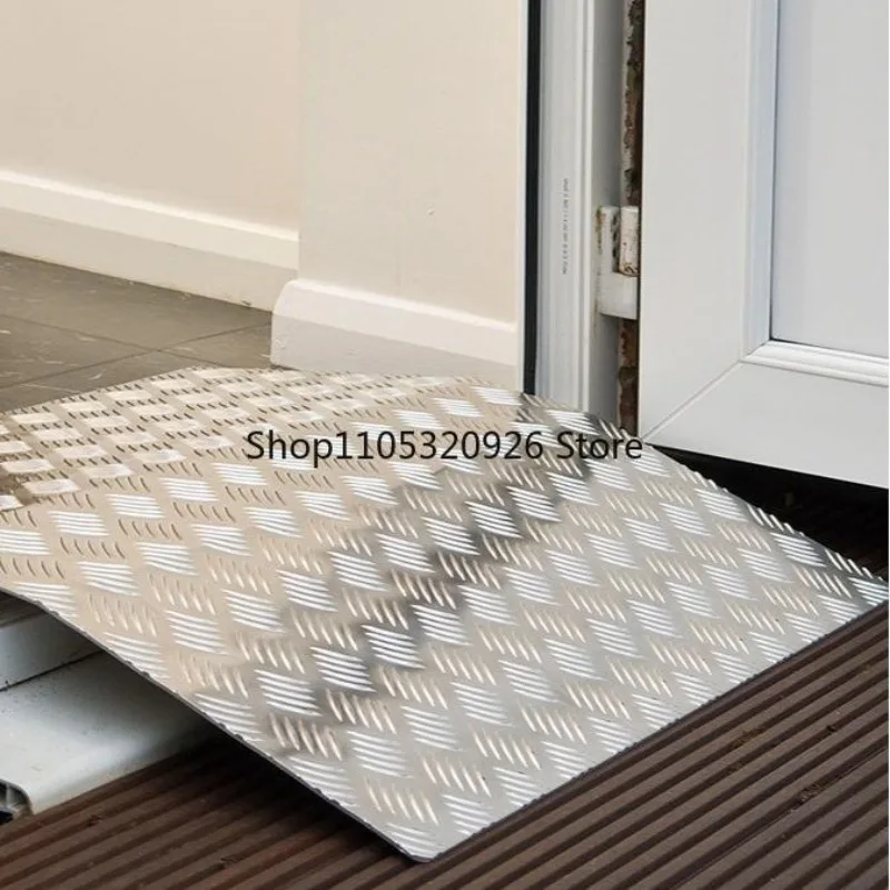Aluminum Alloy Wheelchair Threshold Ramp For EU US Export