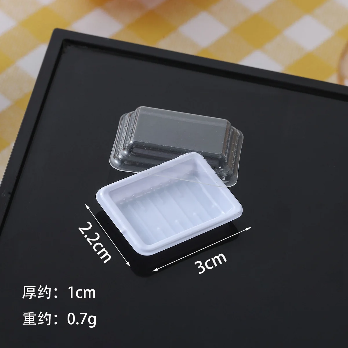 Simulatie Mini Fast Food Box Wegwerp Afhaallunch Verpakking Model Poppenhuis Miniatuur Prop Home Decor Decoratie 20 stk/partij