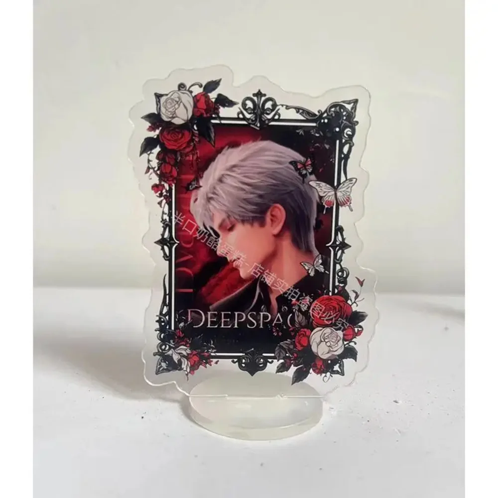 Mini Love and Deepspace Acrylic Stand Sylus Cartoon Rose Garland Character Model Plaque Desktop Display Fans Collection Gift