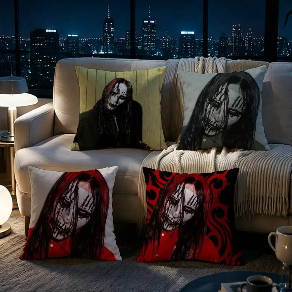 Music Slipknot Joey Jordison Pillow cover Soft Microfiber Pillowcase Home Sofa Decor Surprise Decorative printed.