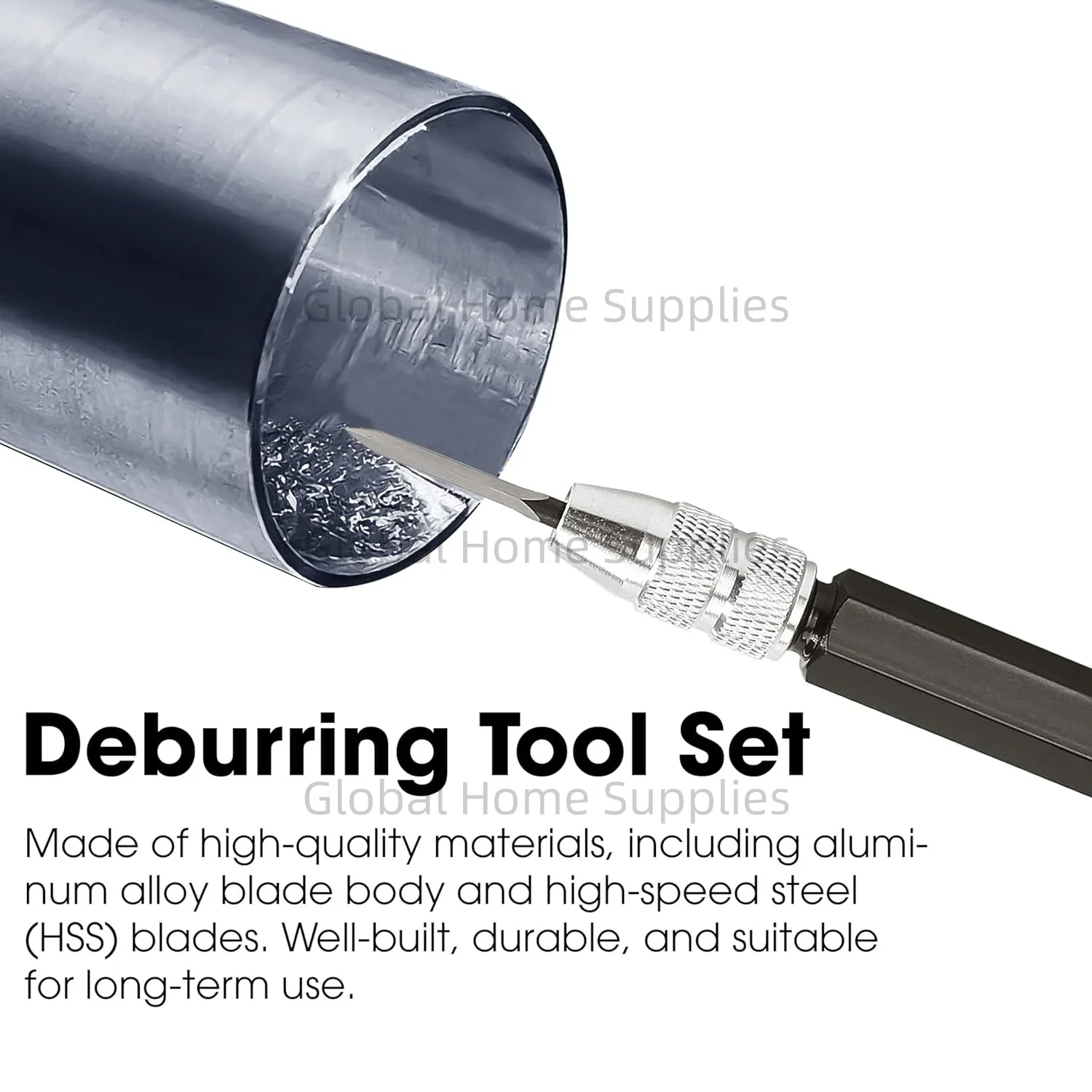 3PCS Scraper Deburring Tool Adjustable Trimming Blade Triangular Trimmer Pencil Steel Cutter Reamer Fabrication Reaming Removal