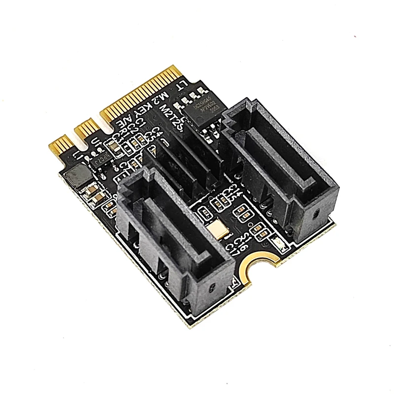 M2 NGFF مفتاح A-E إلى SATA 3.0 بطاقة التوسع M.2 واجهة واي فاي إلى SATA قرص صلب محرك محول بطاقة الناهض JMB582 PCI-E 3.0 رقاقة