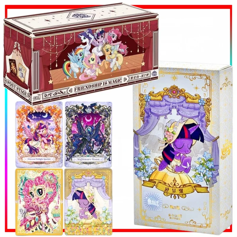 my-little-pony-starry-pack-serie-2-cartas-colecionaveis-twilight-sparkle-merchandise-de-anime-item-de-colecionador-de-alta-raridade
