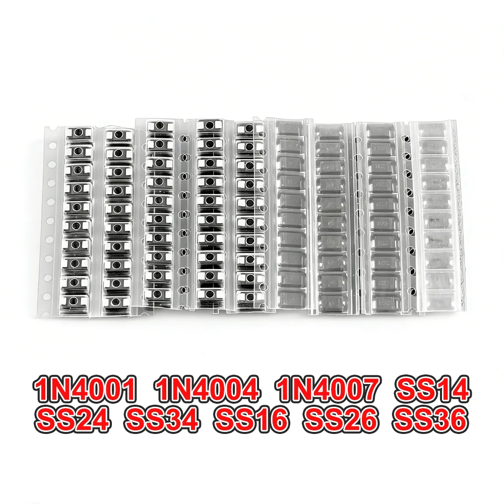 90Pcs/Set Smd Diode…