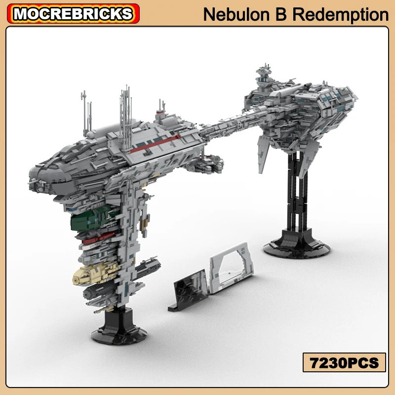 

Sci-Fi Movie Collection UCS EF76 Nebulon-B Redemption Medical Frigates Micro Fleet MOC Building Blocks Toy Space Wars Spaceship