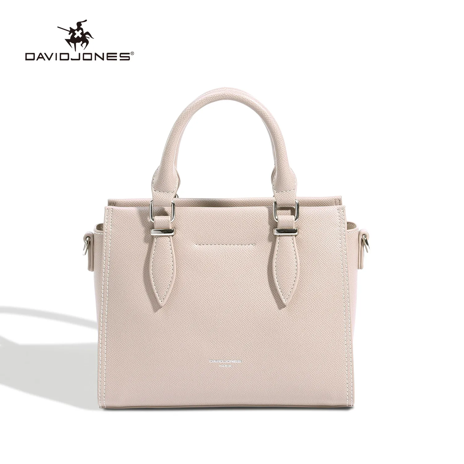 

2024 New David Jones Paris Women Top-Handle Mini Bags PU Leather Female Crossbody Bag Large Plain Lady Shoulder Bag