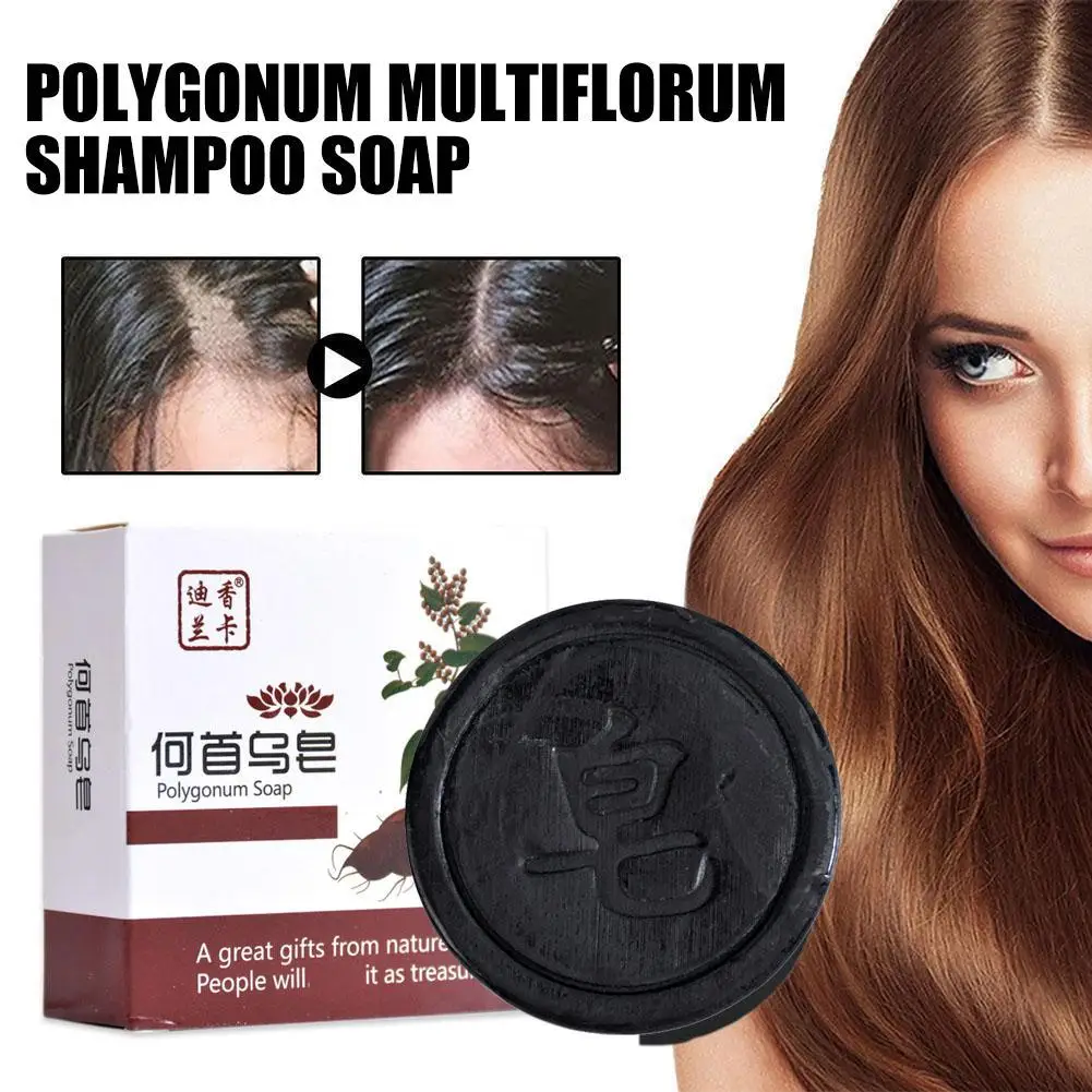 Champú de Polygonum Multiflorum, Cuidado Capilar Natural, Tratamiento para el Cabello Dañado, Control de Grasa, Suavizante, Elimina la Caspa, Fortalece las Raíces