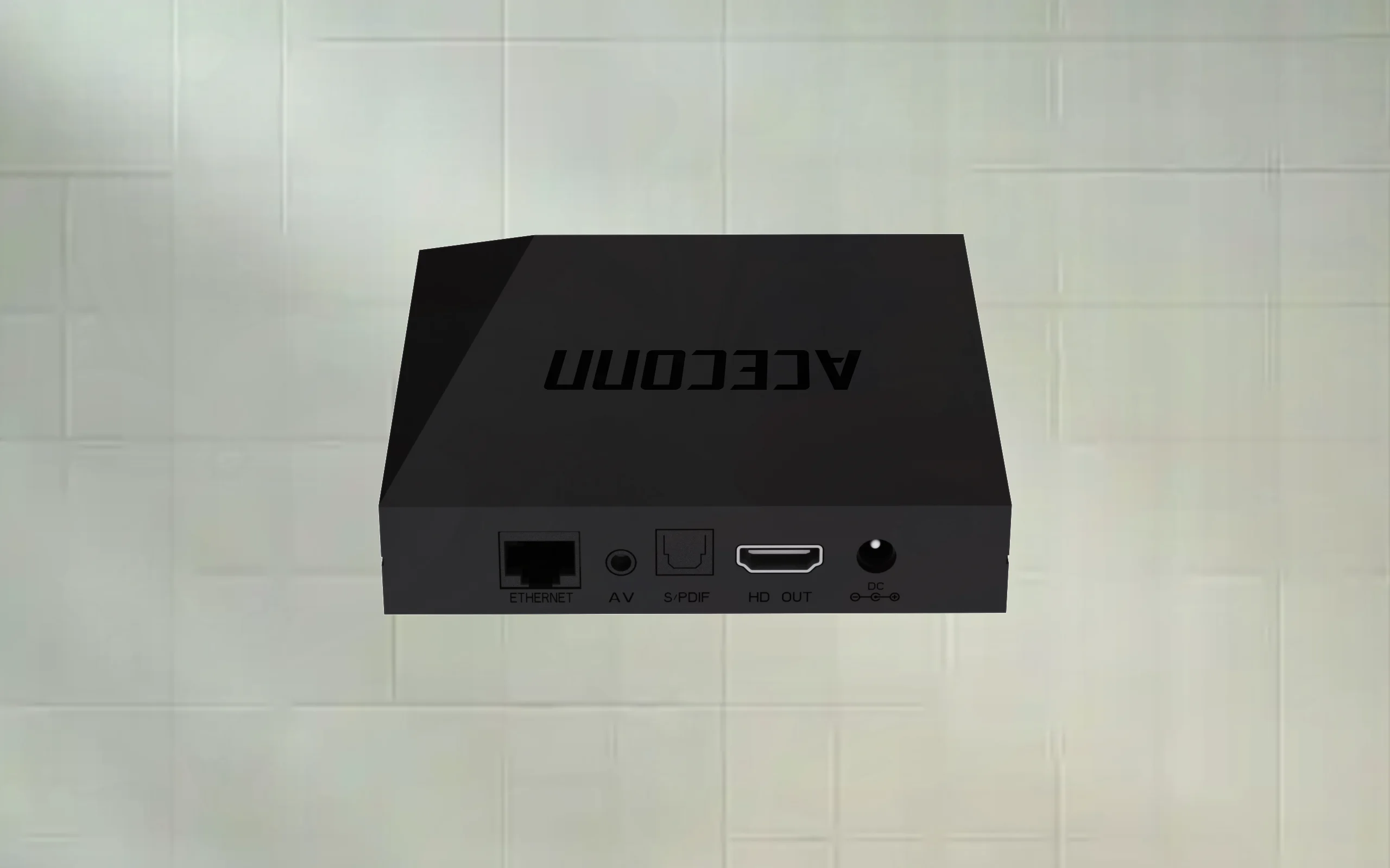 ACECONN Diamond-Pro TV Box IPTV 2GB+32GB Dual band WiFi 6 Bluetooth Voice Remote Control Backlight Button HD 4K